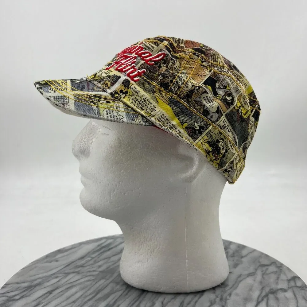 Minnie Mouse Comic Book Hat Womens OS One Size Original Flirt Disney Ball Cap